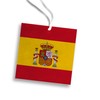 Spanish Flag | REUSABLE Double Sided Car Air Freshener