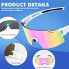 FMY Cycling Glasses for Men Women Youth,UV400 Protection Polarized Sports