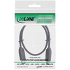 InLine 0.5m 6 Pin Jack to Jack IEEE1394 FireWire Cable