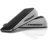 Strongest Home Heavy Duty Door Stopper Wedge 2-Pack Chrome –
