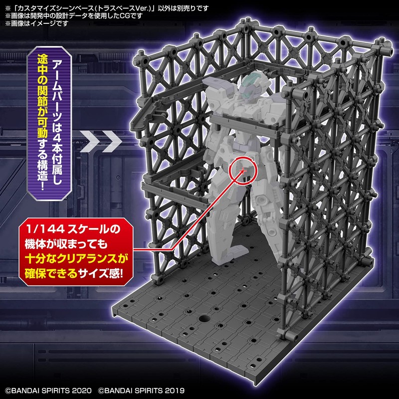 MERCHANDISING LICENCE Gundam-Customize Truss Base Version-Model Kit, One Size
