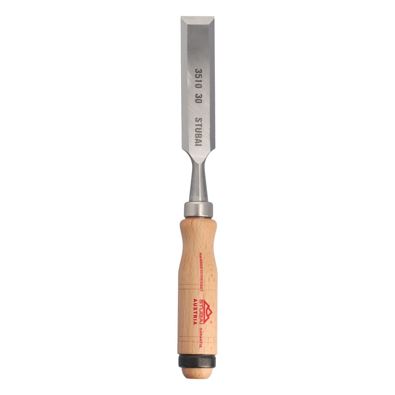 Stubai 351030 30 mm Wood Chisels - Red/Beech