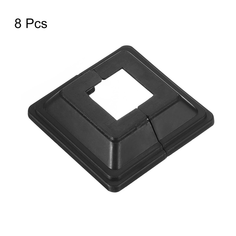 uxcell Post Skirt, 8pcs 25x25mm/1 x1 Plastic Split Style Post