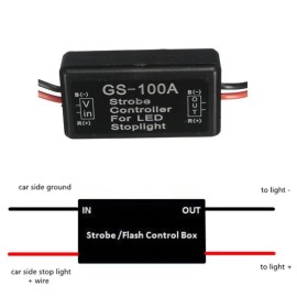 SparkHID Universal 3rd Brake light Stop Light Pulsing Strobe Flash Module Chevy Dodge GMC