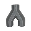DRUCKKRAFT 2-way branch pipe DN75, branch piece, Y-distributor, extraction system,