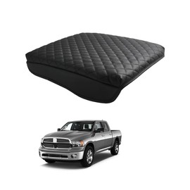 ZOCSONU for Dodge Ram 1500 Center Console Cover & Armrest Cushion Pad, PU Leather Console Protector Compatible with 2019-2024 Dodge Ram 1500