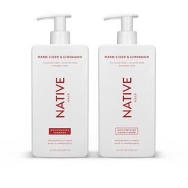 Native Warm Cider & Cinnamon Shampoo and Conditioner Contain Naturally Derived Ingredients | All Hair Types, Color & Treated, Fine to Dry Damaged, Sulfate & Dye Free - 2-Pack