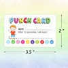 225 Pcs Reward Punch Cards Behavior Incentive Awards for Kids