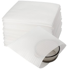 SINJEUN 150 Pack White Cushion Foam Wrap Pouches, 30cm x 30cm/12" x 12" Cushioning Wrap Sheets Foam Wrap Pouches for Protecting Packing Moving Dishes Glasses Bottles