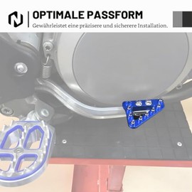 NICECNC Rear Brake Pedal Step Plate Tip Dirt/Street Bike Compatible with Husqvarna All 85-701 (Not 2016 TC125, FC250-450) 2014-2016 701 Enduro/Supermoto 2016-2018 Husaberg TE/FE125-570