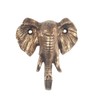 Fyne-Finds Antique Copper Metal Elephant Wall Mounted Hook Coat Hat