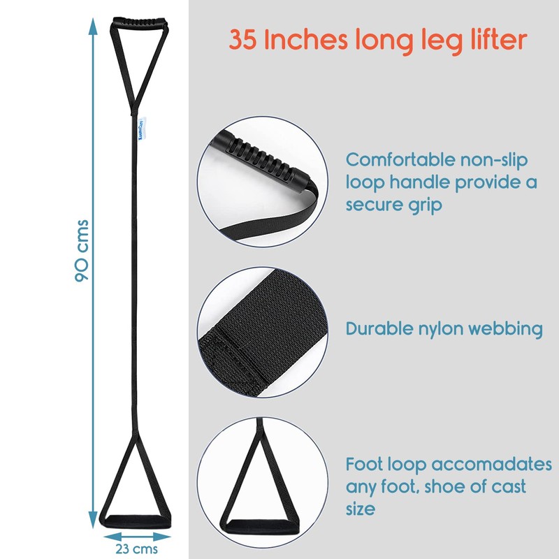 KosmoCare Multi level Loop Leg Lifter with Padded Handgrips &