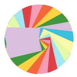 100 Sheets Colorful Cardstock Paper, A4 Craft Paper 11.7 X 8.3 Inch Paper Assorted 10 Colors for DIY Project, Decor, Gift Wraps 160 GSM Each Color 10 Sheets.