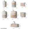 Compression Packing Cubes for Travel Suitcase Organizer Bags Set of