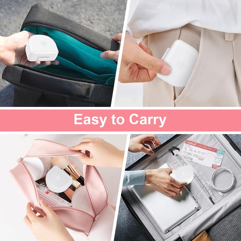 OFFCUP Braces Box with Aligner Removal Tool Clip Box Portable