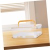 Cabilock Shot Glass Display Box Dustproof Glassware Storage Case with