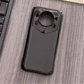 HuiYouMY Handyhülle Kompatibel mit Doogee Blade 20 Play Hülle Schwarz mit 2 Stück Panzeglas Schutzfolie, Weich Black Schutzhülle Starker Schutz Silikon Case TPU Cover (6.6")