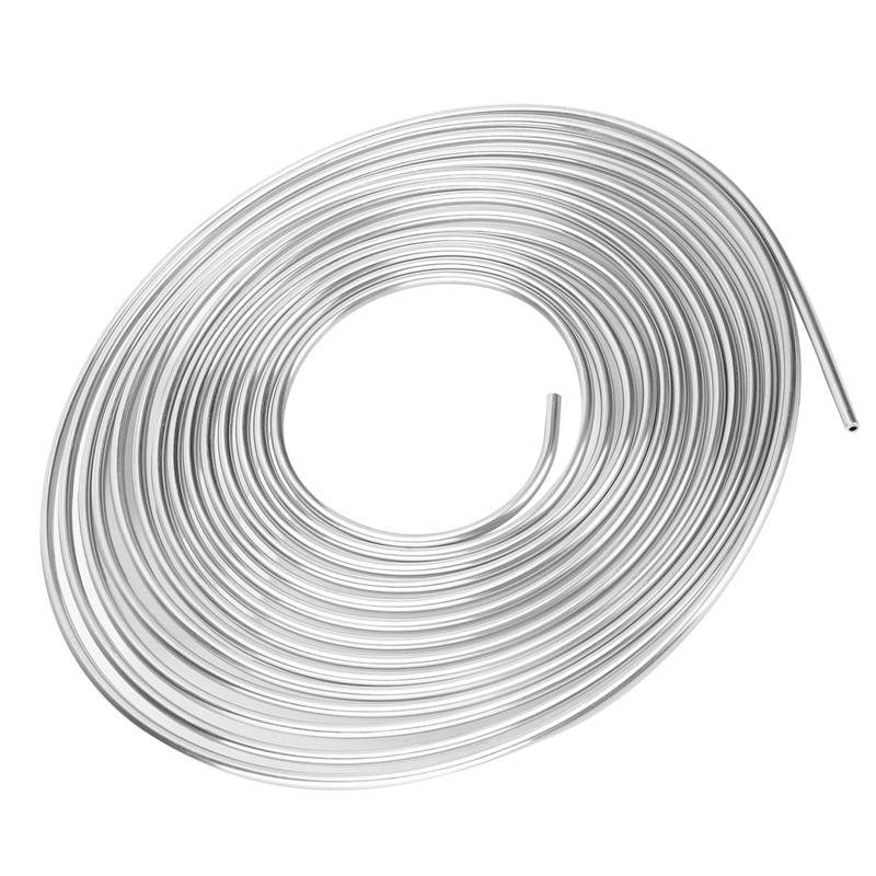 25ft Brake Line Tubing Copper Nickel Plated 3/16in OD Coil