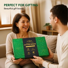 BEEFURNI Teak Wood Cutting Board with Juice Groove Hand Grip (XL, 24x18x1.5"), Wooden Cutting Board for Kitchen, Butcher Block, Charcuterie Boards, Christmas Gifts, 1-year Manufacturer Warranty