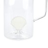 balvi Jug Atlantic Shell Colour White Handmade from Borosilicate Glass