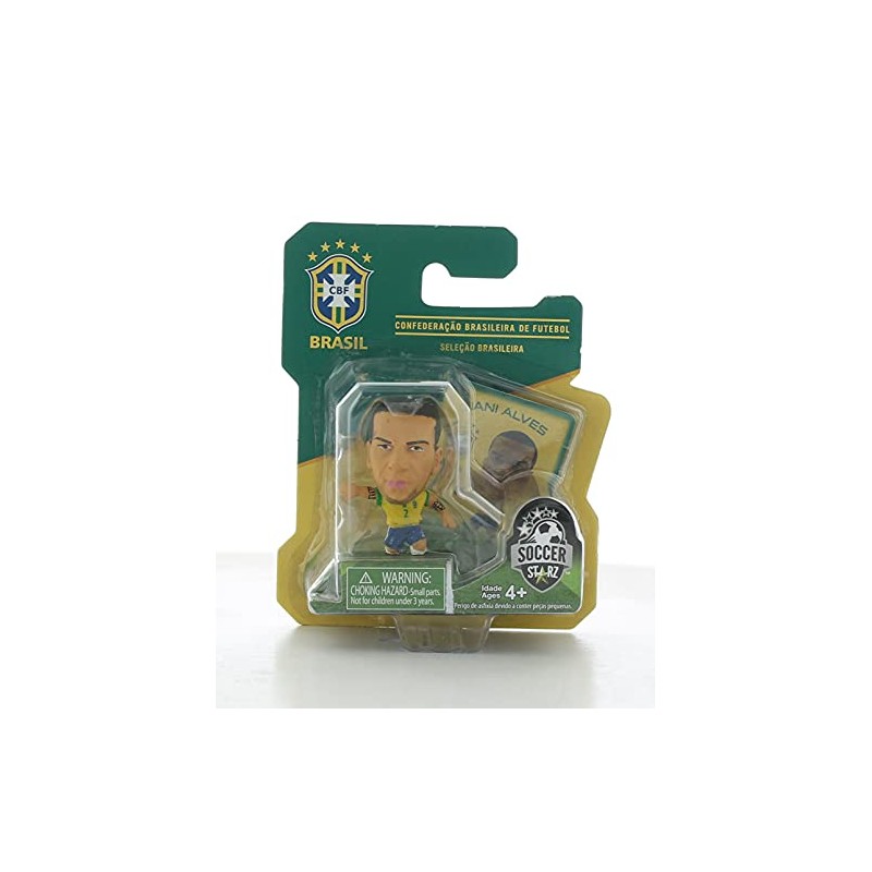 SoccerStarz - Brazil Dani Alves - Home Kit/Figures