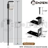 24" Cane Bolt Gate Drop Rod Heavy Duty Gate Hardware,