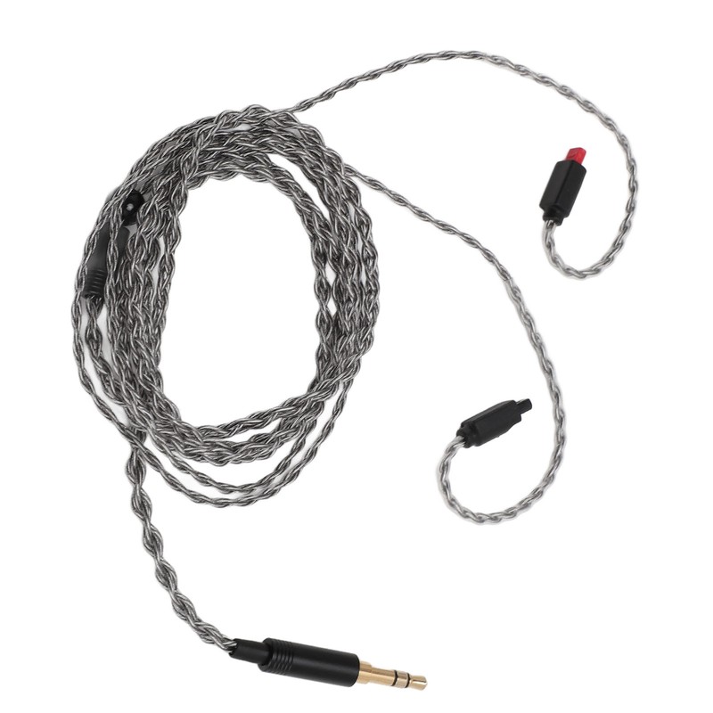 Headphone Cable 4 Strands Silver Plated Copper Anti Stangling 3.5MM