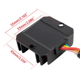 ABCERRSI 4 Pin Wire 12V Voltage Regulator Rectifier Female Plug Compatible with 50cc 60cc 80cc 125cc 150cc 125cc 150cc 200cc 250cc ATV Dirt Bike Go Kart Moped 4 Wheeler Scooter Motorcycle