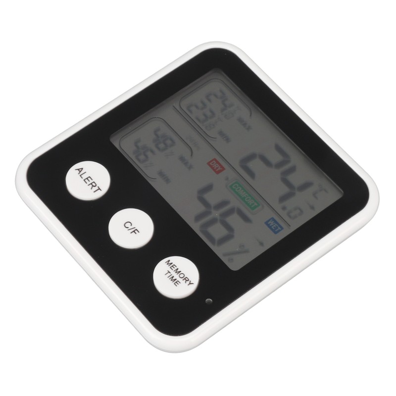 Room Thermometer 3.7in LCD Display High Accuracy Comfort Level Indicator