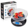 Smart Weigh Digital Kitchen Scale with Removable Bowl – 11lb/5kg