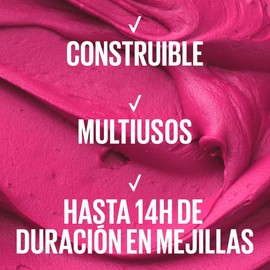 Maybelline Cloudtopia Blush para mejillas y labios,14H, tono rosa iluminada