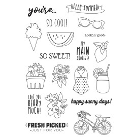 Simple Stories  Simple Stories  Acrylic Stamps SUMMER FARMHOUSE