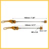 BULLSPANN 1 Pair Front Rear Bicycle Axle Skewers Quick Release