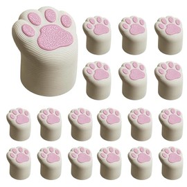 18 Pcs Mini Funny Cute Cat Paw Decor, Table Dekstop Garden Playground Decoration Miniatures Set Tiny Figurines for Play
