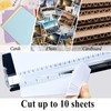 Paper Cutter Slider Guillotine,A5 Paper Slicer Trimmer with 3 Security