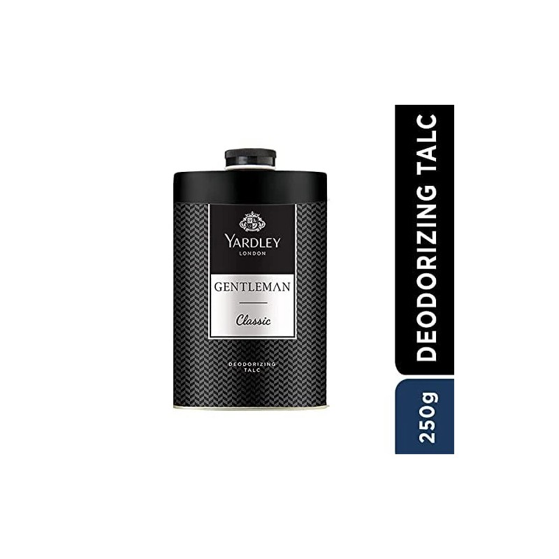 Yardley Gentleman Classic Fragrance 8.8oz Citrus Floral Musk Talc for