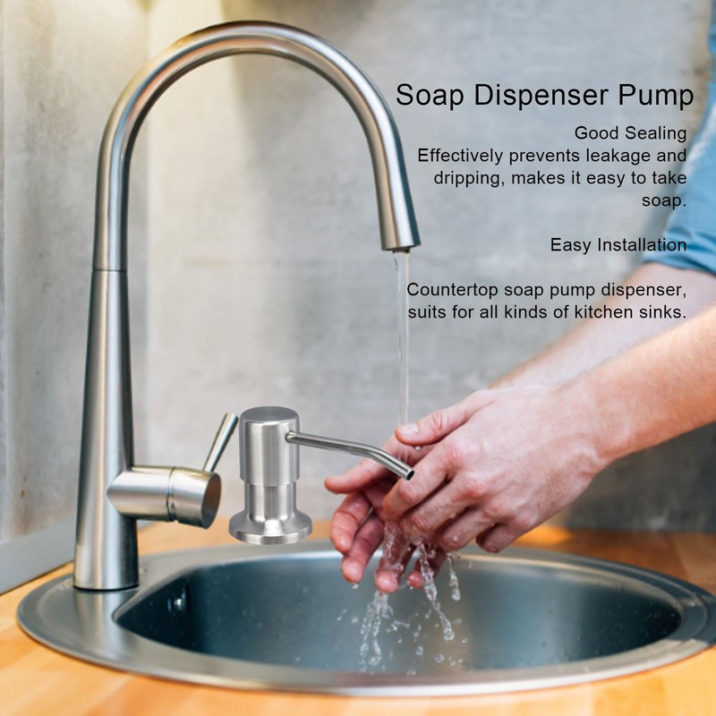 Soap Dispenser Liquid Pump Head Built In Sealed with Extension