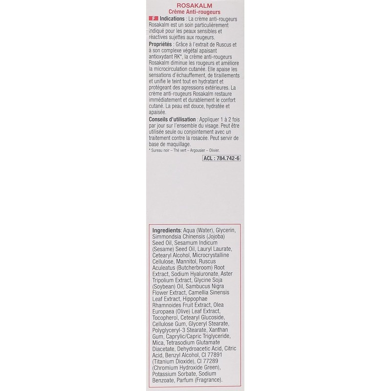 Acm Fedele Rosakalm - Crema Antienrojecimiento, 40 Mililitros