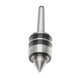 Yunnergo MT1 Ball Bearing Morse Taper Medium Duty Live Center Triple Bearing Lathe for Wood and Metal Lathe CNC Work (Internal Rotation Type)