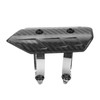 Dry Carbon Fiber Exhaust MidPipe Universal Heat Shield Kit Cover