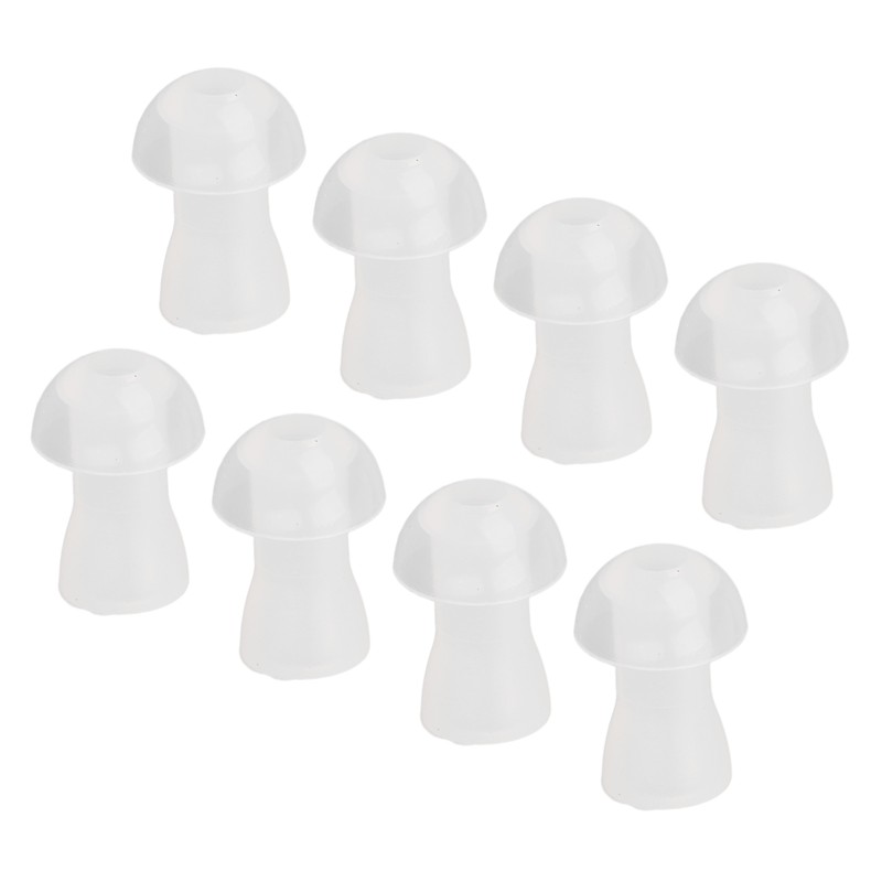 30pcs Hearing Amplifiers Eartips Soft Silicone White Accessories Replacement Earbud