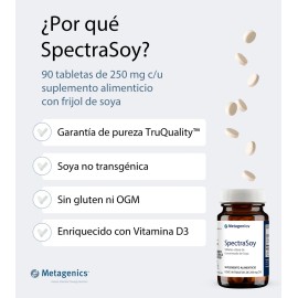 Metagenics Spectra Soy Tabs Suplemento Frijol Soya Sabor