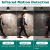 DiCUNO PIR Motion Sensor Light Bulbs Outdoor, 8W (60W Equivalent),