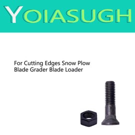 4 Set Blades Cutting Edge Plow Bolts & Nuts 5/8"-11 x 2-1/4",Grader Blades Bolts & Nut,Cutting Edge Bolts 5/8" for Snow Plow Blade,Grader Blade,Loader Blade