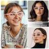 EYEURL 4 Pack Oversized Reading Glasses for Women Blue Light