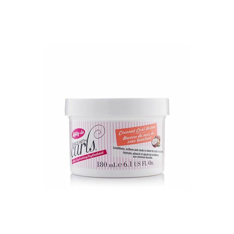 Dippity Do Girls WIth Curls Coconut Curl Butter, 6.1 Oz.