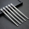 IQCWOOD 5 Pairs Ceramic Chopsticks, Bone China Chinese Reusable Chopsticks