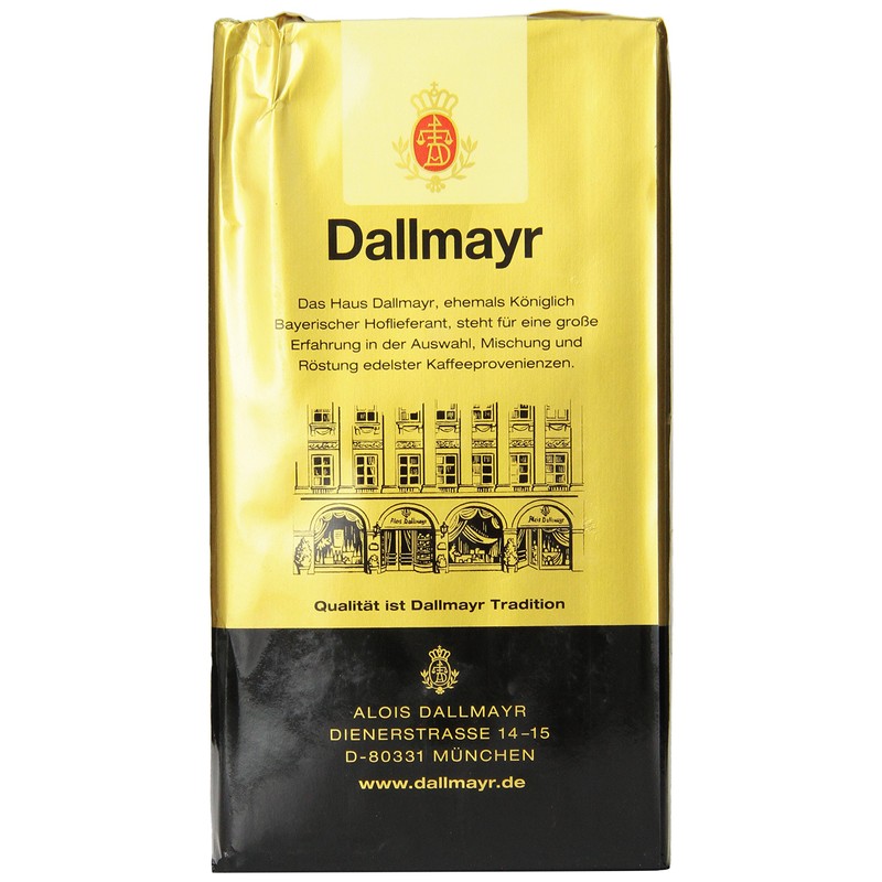 Dallmayr Decaffeinated Ground Coffee, 17.6 Ounce