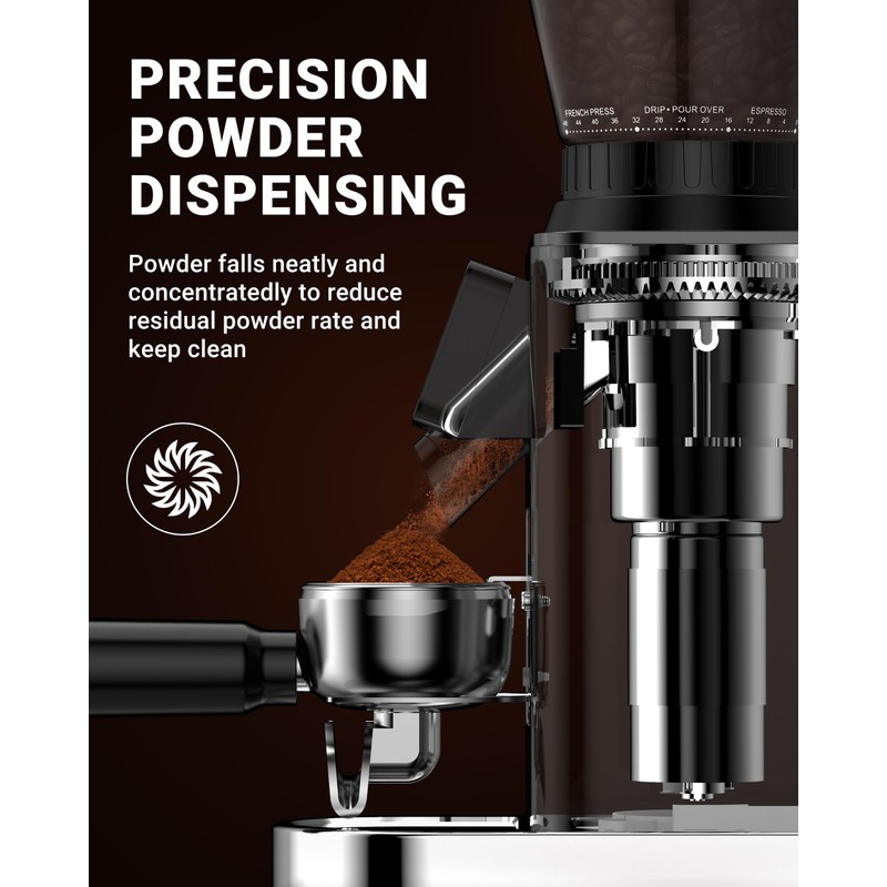AMZCHEF Coffee Grinder, Coffee Bean Grinder for Home Use with
