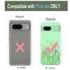 Unov Compatible with Pixel 8a Case Clear with Design Soft